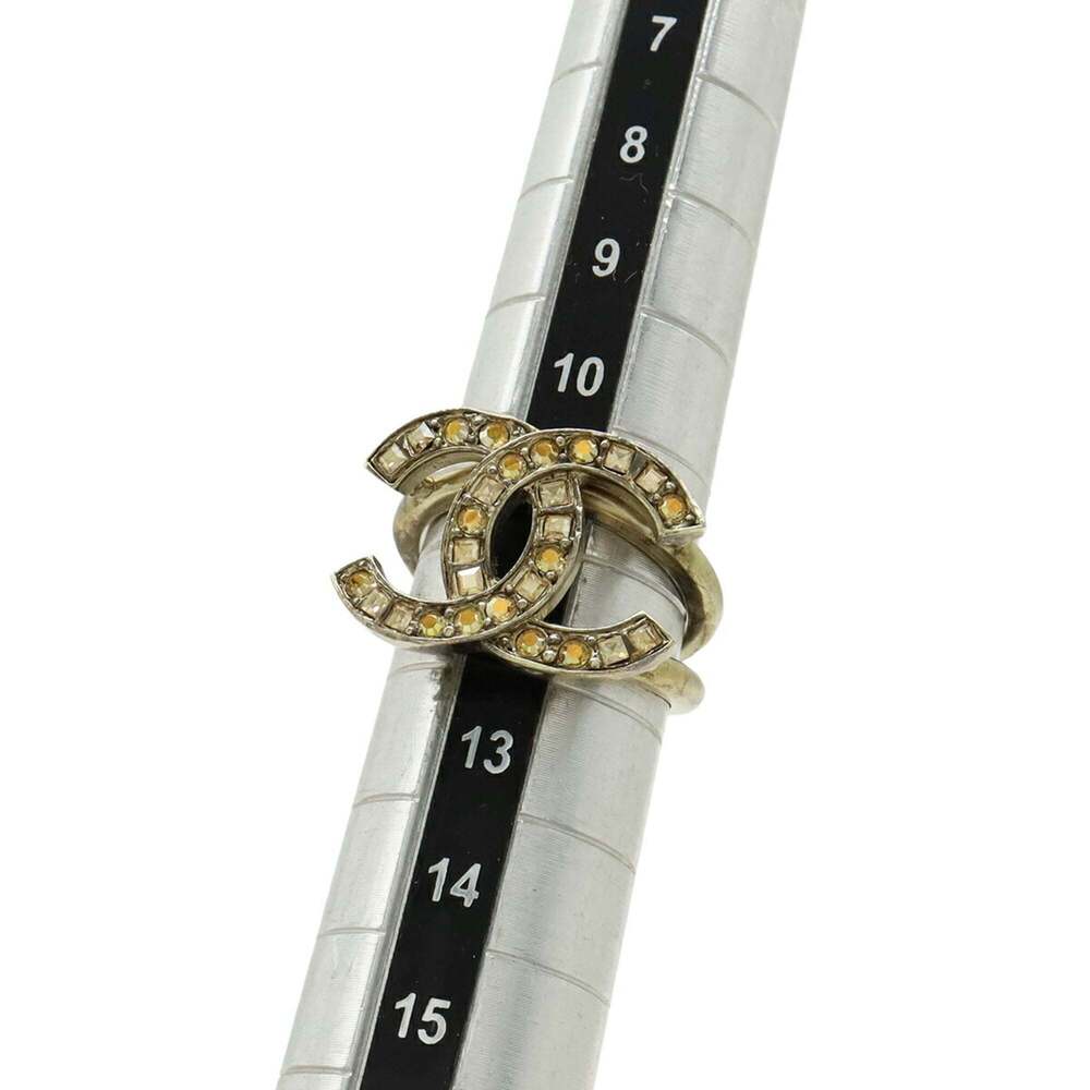 CHANEL Gold Logo Ring - Picture 7 of 9